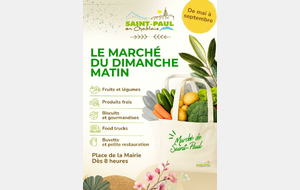 Buvette Marché d'été St-Paul