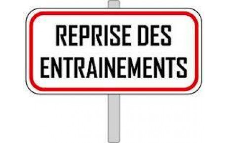 REPRISE DES ENTRAINEMENTS 8 AVRIL