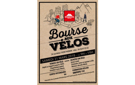 BOURSE AUX VELOS 31 MARS